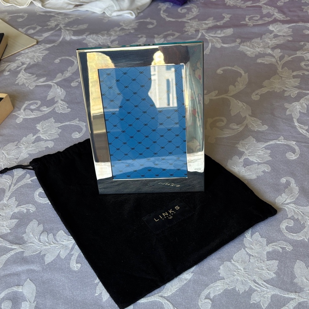 Links London Silver 6.5” x 8.5” Photo Frame
